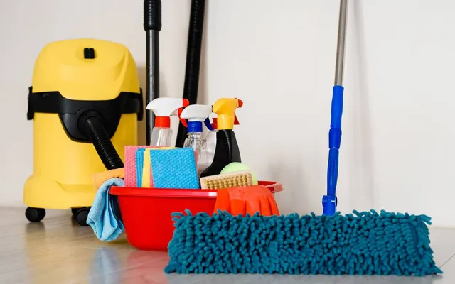 Janitorial cleaning supplies